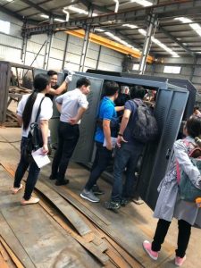 Usine de visite de client