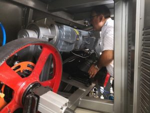 Usine de visite de client